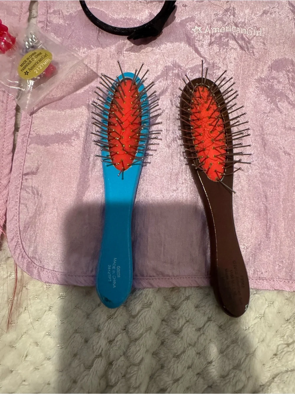 Authentic American Girl Doll Hair Care Salon Capes Brushes Clips Extension Lot